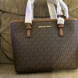 Jet Set Travel Extra Small Logo Top Zip Tote Bag